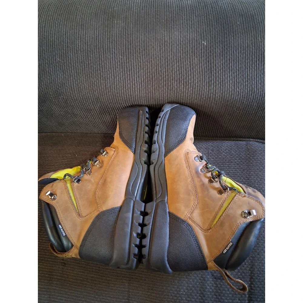 Duluth Trading Co Jackpine Safety Toe Waterproof Work Boots‎ Mens 10.5 Leather